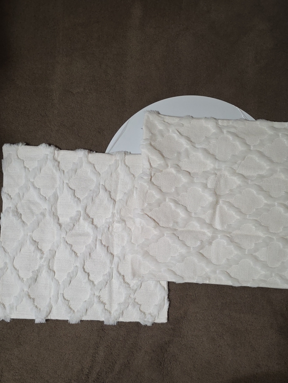 Neutral Ivory Textured Accent Pillow Covers - Set of 2